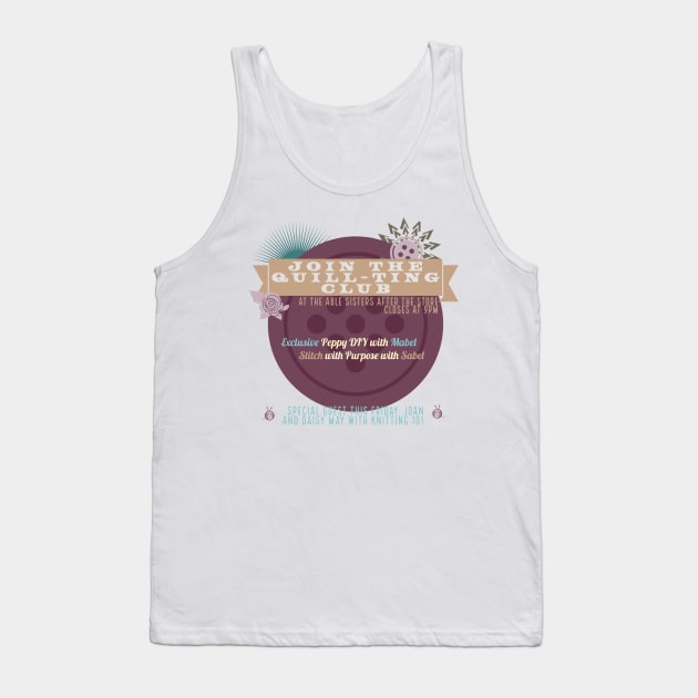 The Quill-Ting Club Tank Top by MegBliss